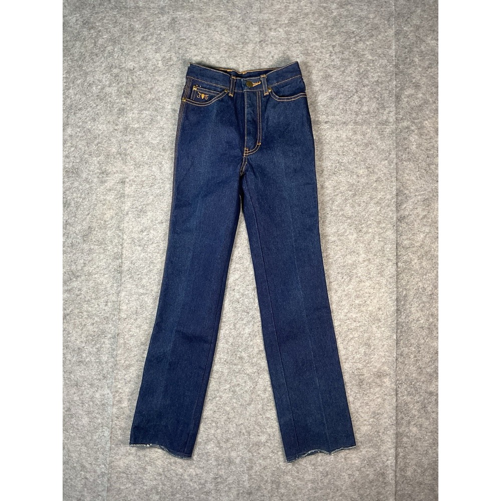 Sergio Valente Boys 10 Blue Straight Leg Denim Jeans Pants 100% Cotton